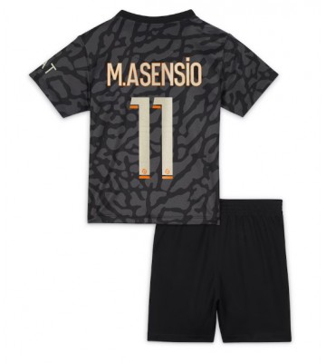 Maillot de foot Paris Saint-Germain Marco Asensio #11 Troisième enfant 2023-24 Manches Courte (+ pantalon court)